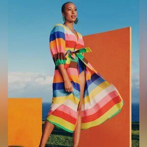 Tabitha Brown X Target Rainbow Swim Coverup Dress XXS NEW!